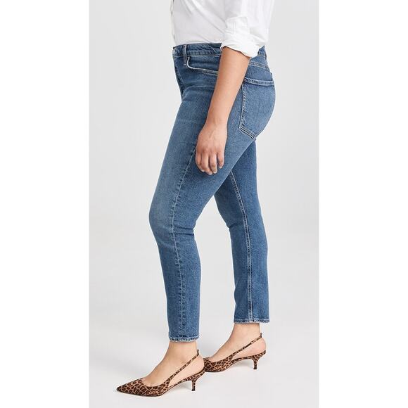 AGOLDE Nico Straight Leg High Rise Slim Denim Jeans size 31 / 10 - Picture 4 of 11